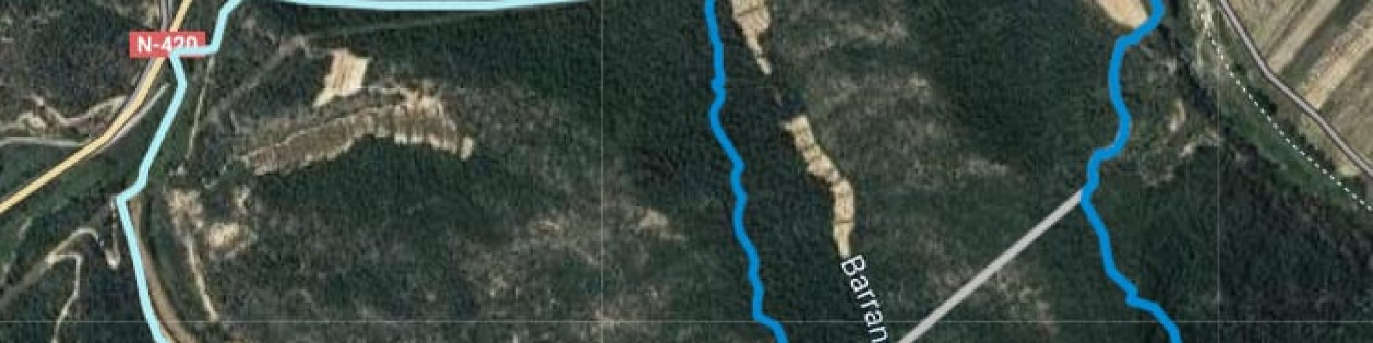 Map Boodaville Caseres paths